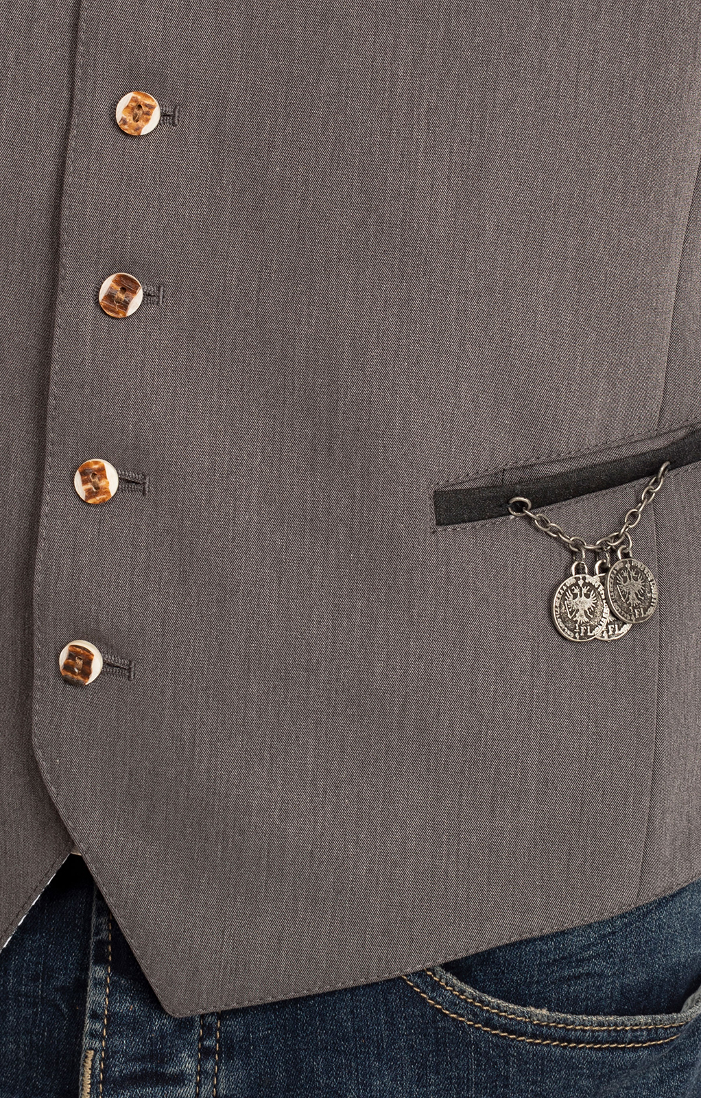 weitere Bilder von Traditional waistcoat STAFFELBERG gray