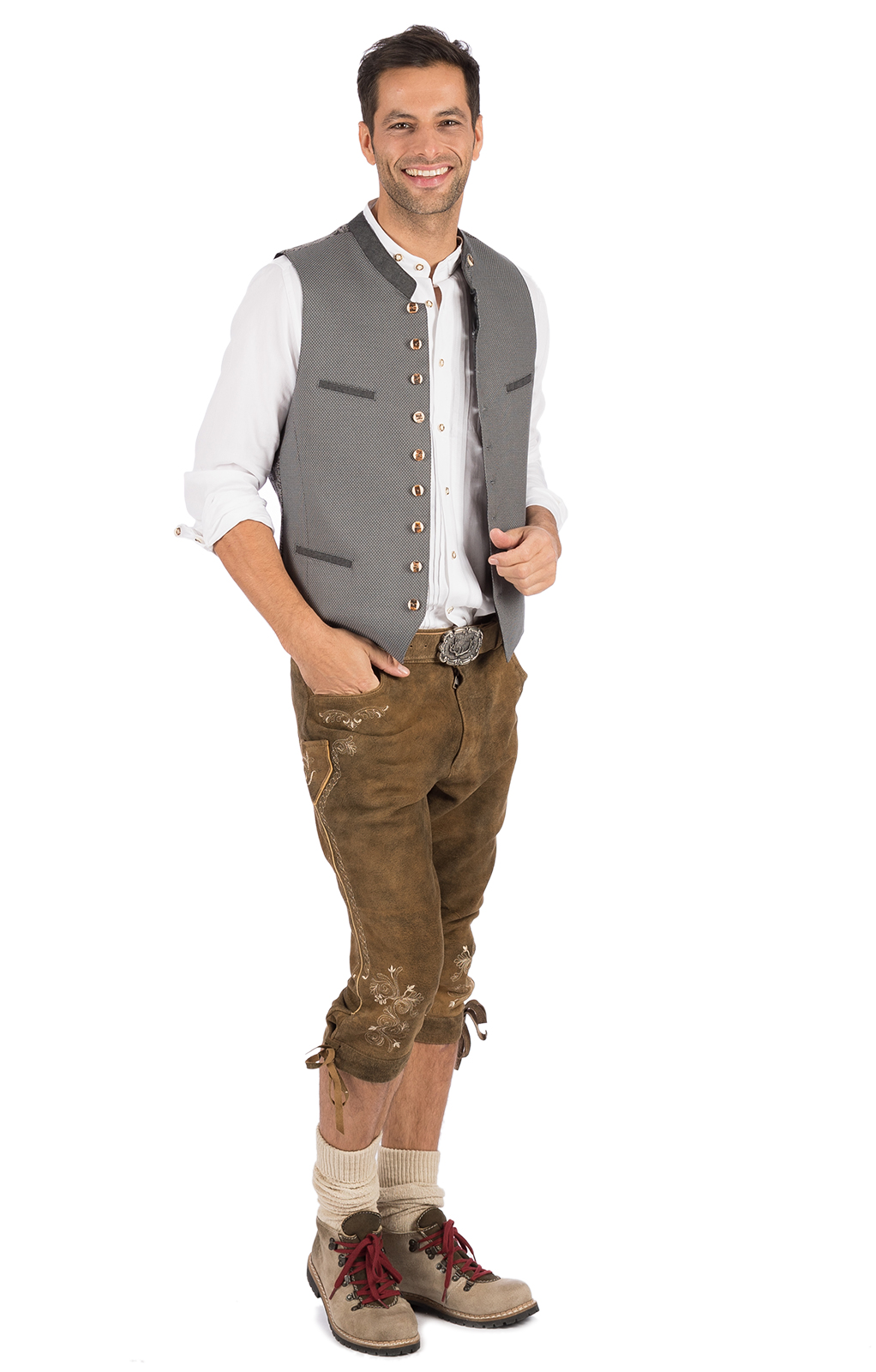 weitere Bilder von Traditional waistcoat LASSE gray