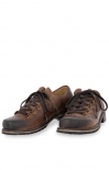 Traditionele schoenen HEINI rustiek cognac