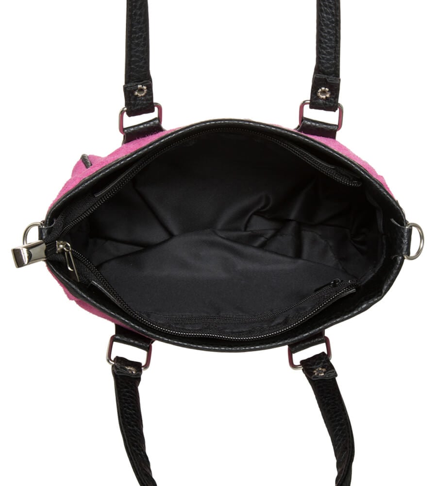weitere Bilder von Kleine Trachtentasche TA30880 Veloursleder, pink