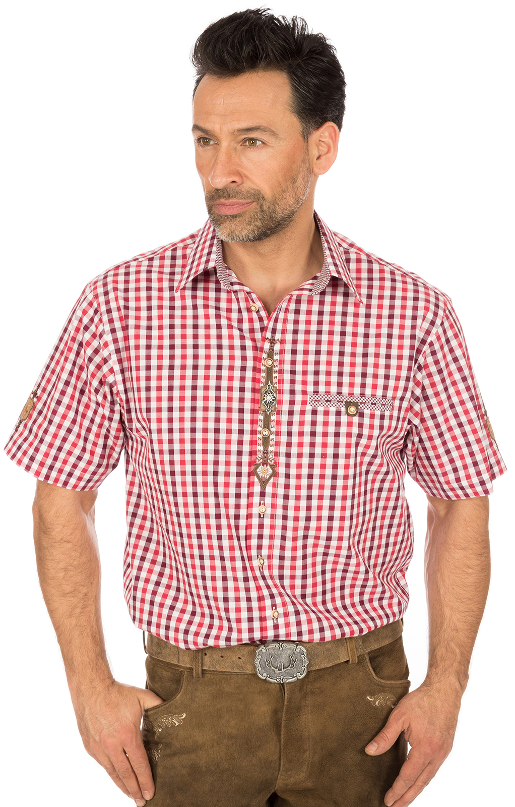 weitere Bilder von German traditional shirt short arms red