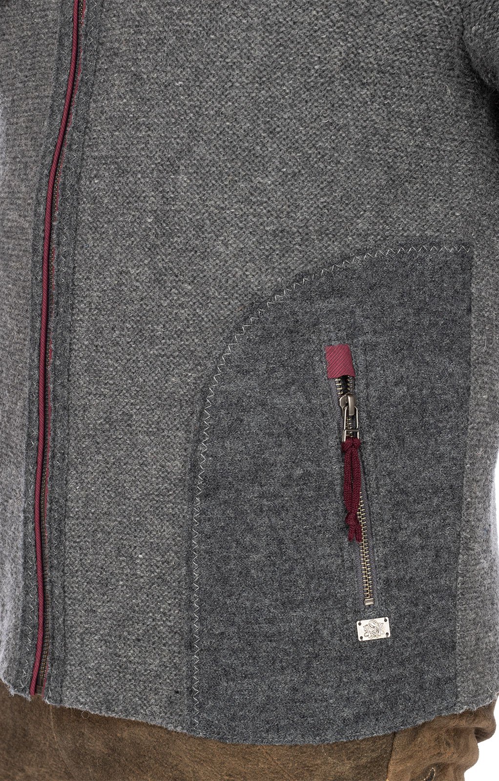 weitere Bilder von German traditional jacket MARBURG medium gray