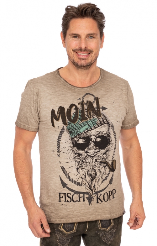 T-Shirt FISCHKOPP beige