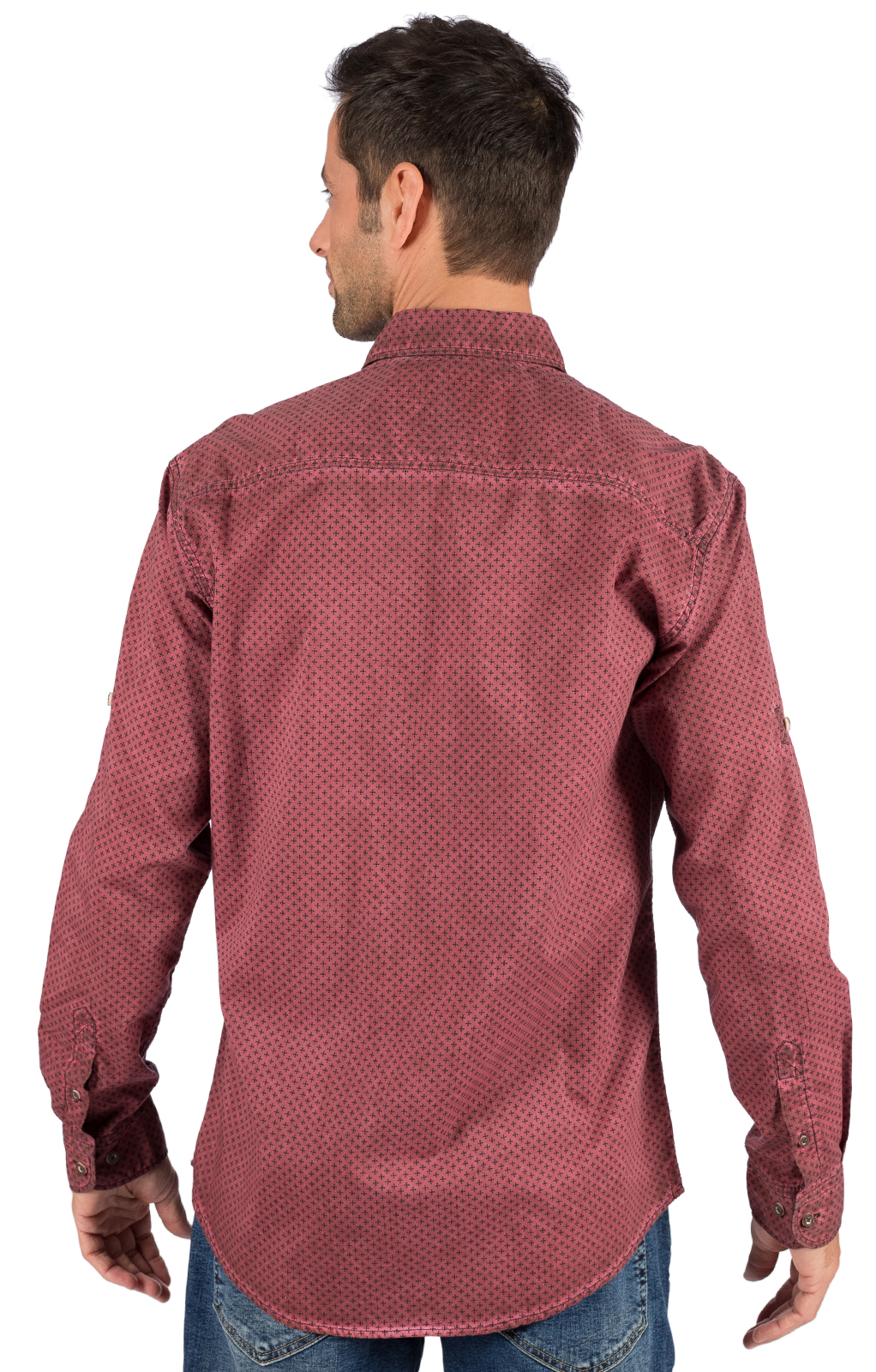 weitere Bilder von German traditional shirt long sleeve KONSTANTIN red