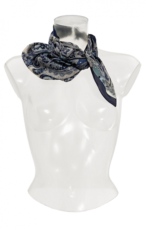 Foulard WILDENRANNA azzurro/mezzanotte