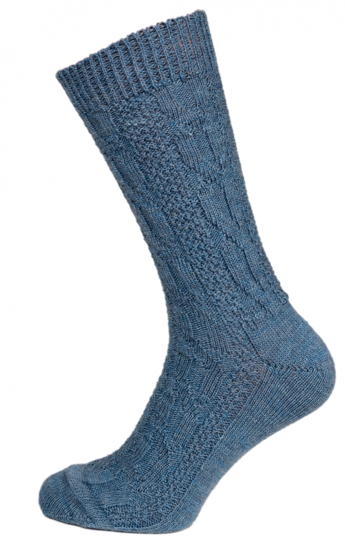 Traditional knee socks CS52 blue