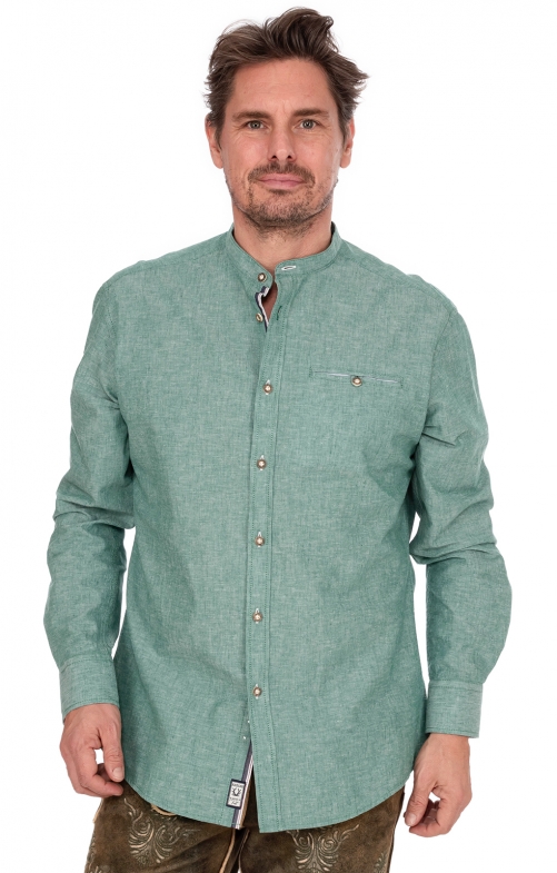 Camicie tradizionali 1/1 911167 verde (Perfekt Fit)