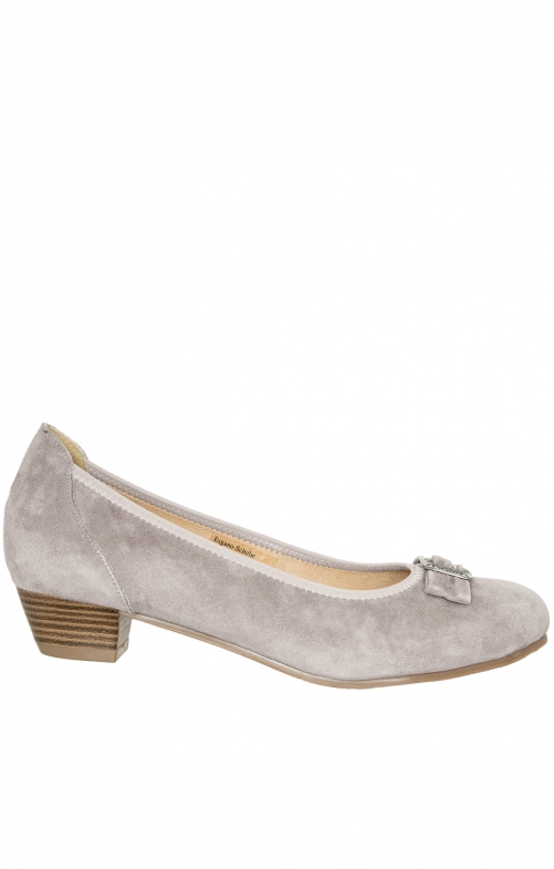 Dirndl shoes Ballerina 3004550-2 grey