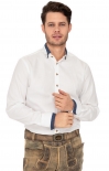 Vorschau: Tiroler Hemd 420006-3536-0145 wit navy (Slim Fit) Vorschau: Tiroler Hemd 420006-3536-0145 wit navy (Slim Fit)