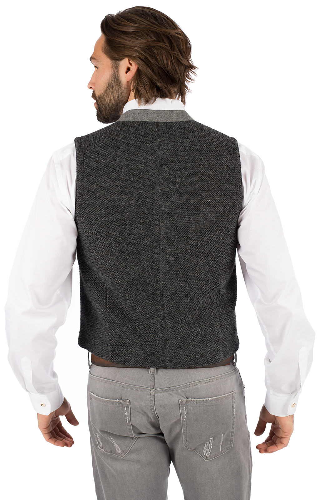 weitere Bilder von German knitted waistcoat KNALLER SW dark gray
