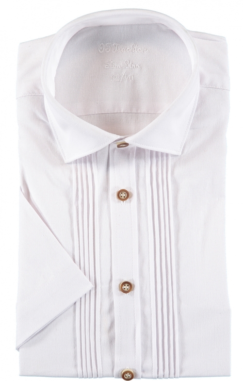 Klederdrachthemd CHIEMSEE wit (Slim Fit)