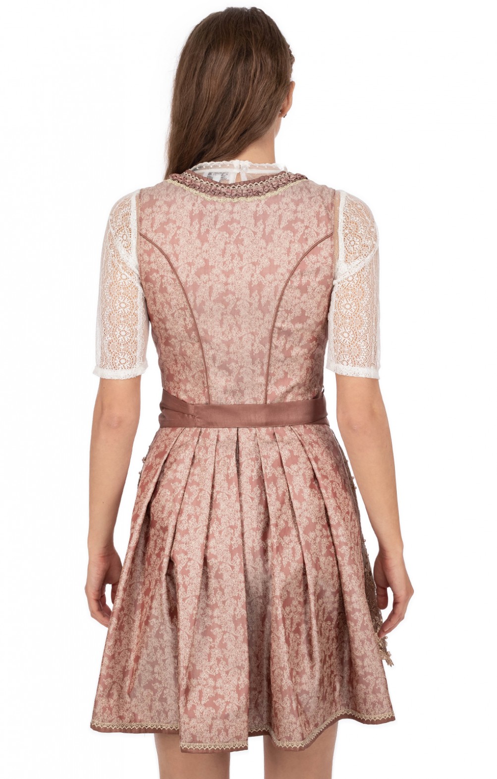 DRALOFAO Dirndl Damen Dirndelkleider Midi Trachtenkleid Trachtenmode