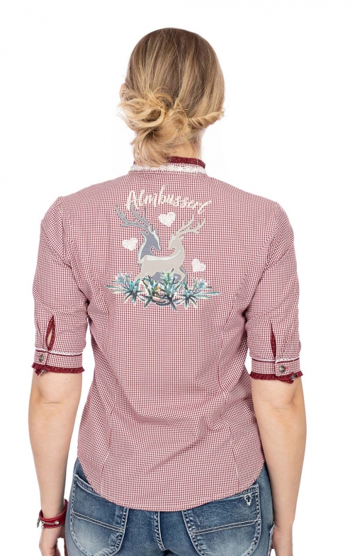 Bluse P07 SANDY blutrot Größe: 34