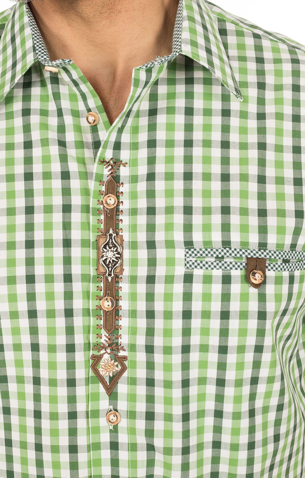 weitere Bilder von German traditional shirt short arms green