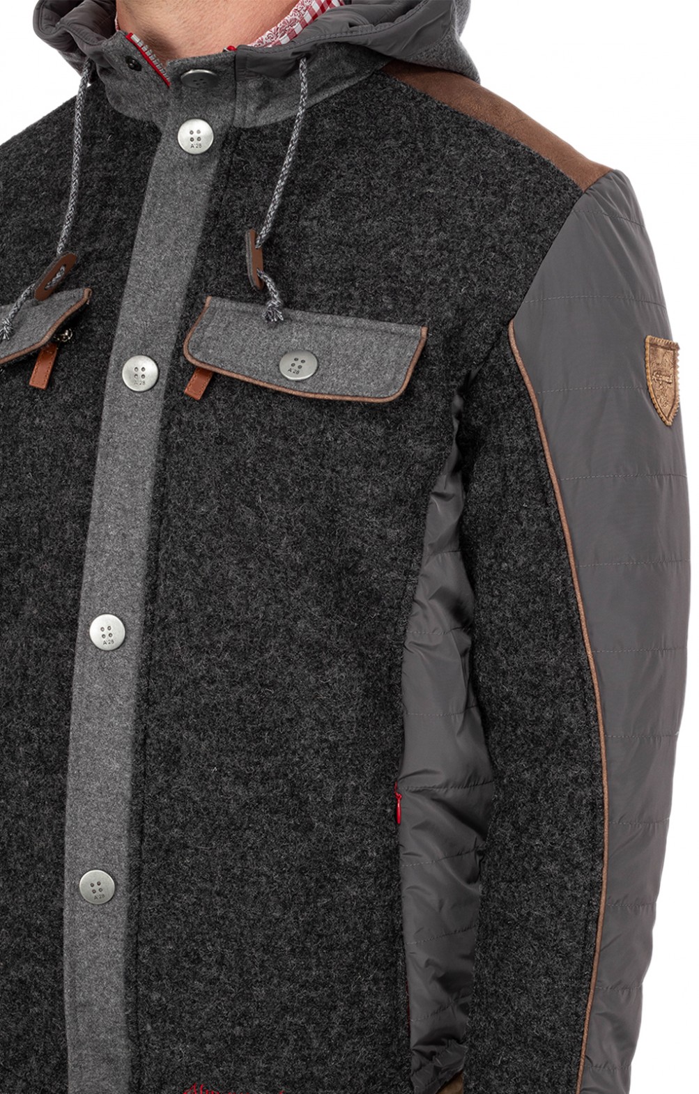 Almgwand Traditional Jacket DUERRKOPFSPITZE gray anthracite