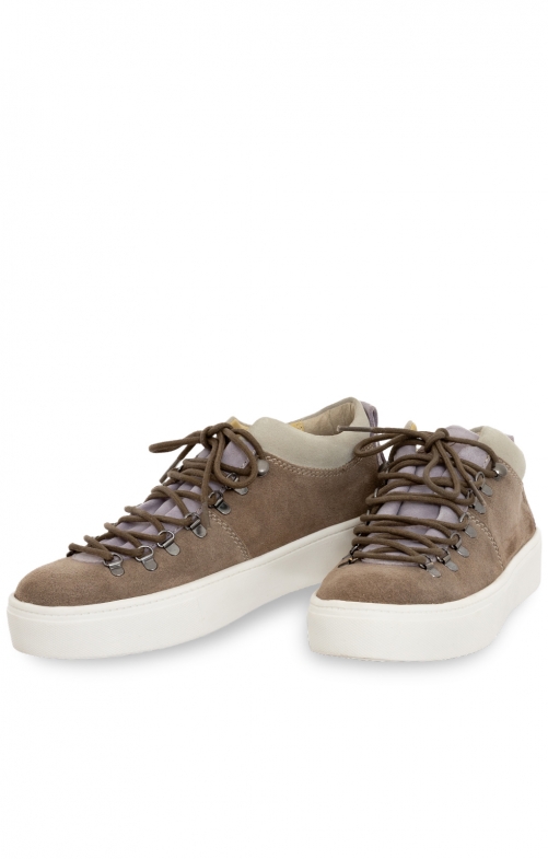 Traditional sneaker D115 DALYA taupe lilac