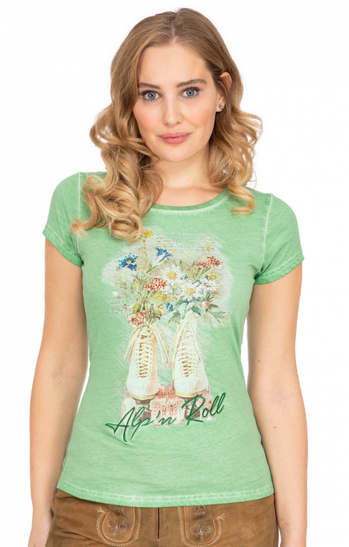 T-Shirt MILA saphir grün