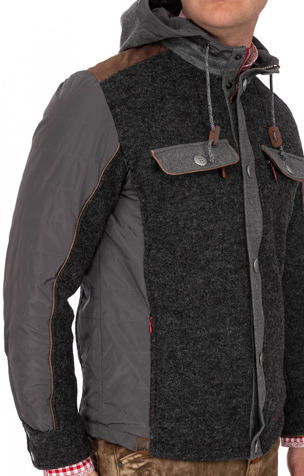 Jacke Almgwand Kapuzenjacke Jacket Almgwand Sandegg Almgwand