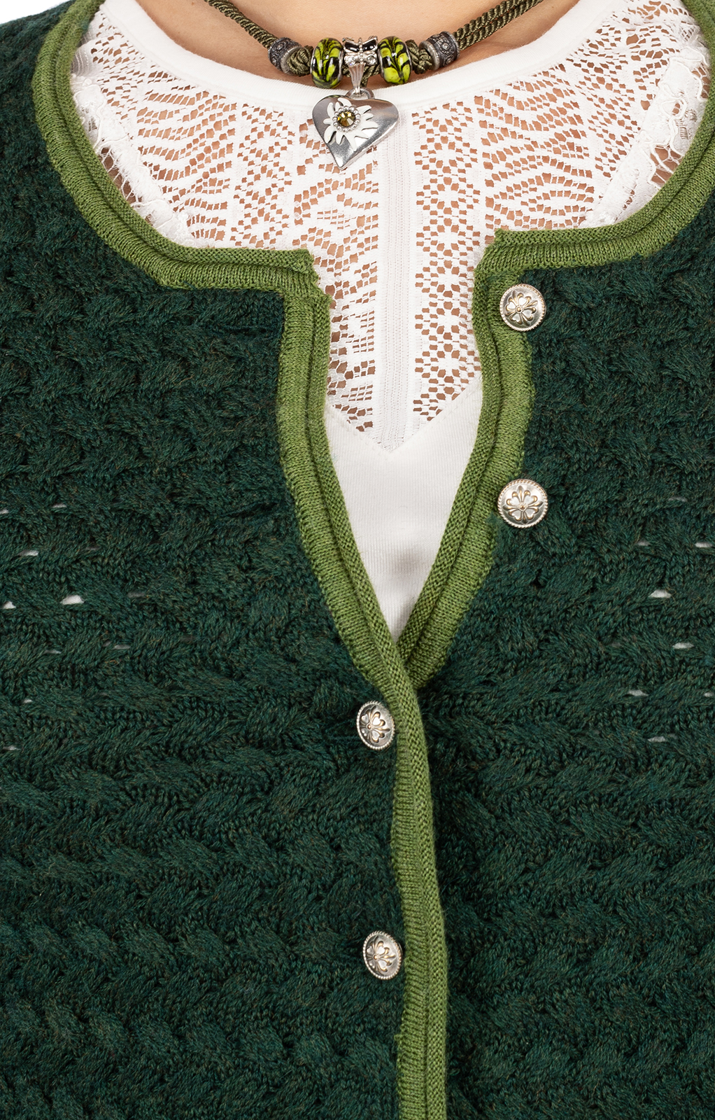 weitere Bilder von Traditional Cardigan PALME green
