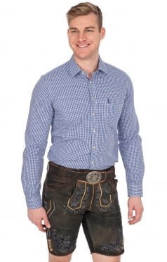 Lederhosen kort 961367 grijs blauw Lederhosen kort 961367 grijs blauw