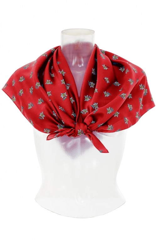 Georgettedoek Edelweiss 1011-30 rood