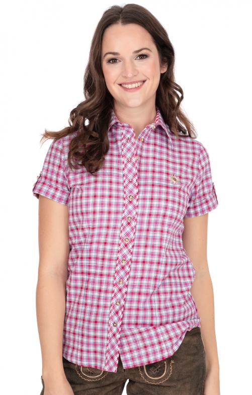 Bluse 451003-3369-36 dunkelrot