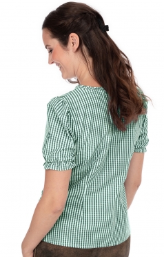 Kurzarmbluse DOTTERBLUME dunkelgrün Kurzarmbluse DOTTERBLUME dunkelgrün