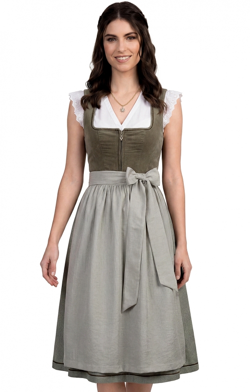 Dirndl 70 cm 2 pezzi LANGENSTEIN carciofo