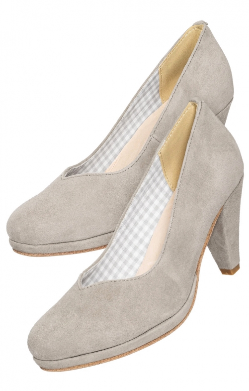 Dirndlschuh 3006828-0031 grau