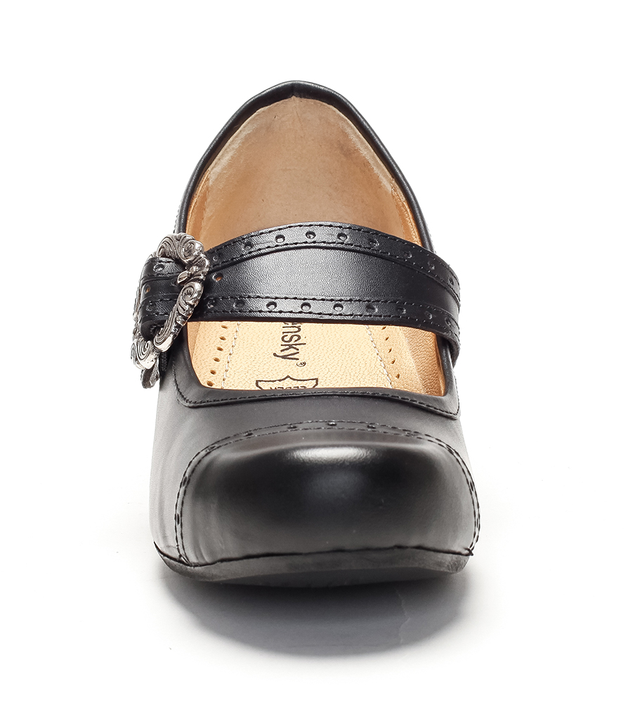 weitere Bilder von Traditional dirndl shoes D418 Clara Pumps Nappa black