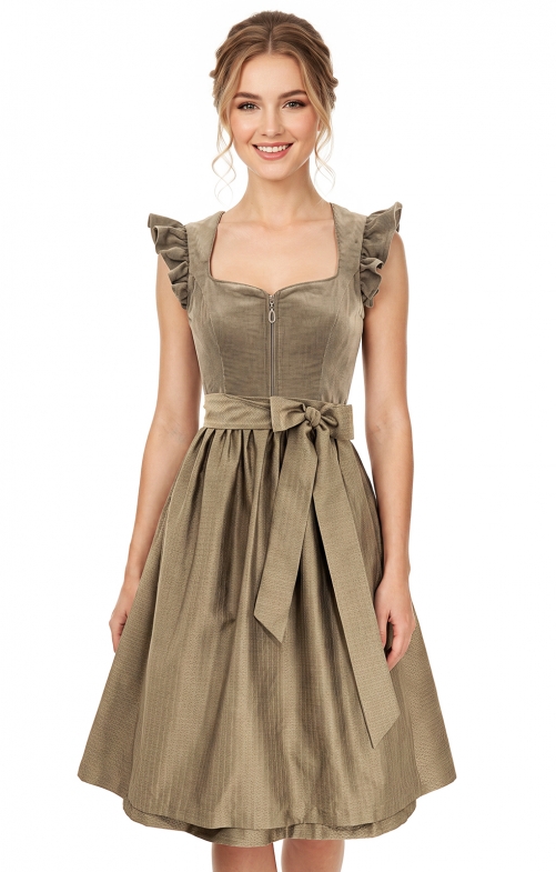 Dirndl a 2 pezzi 70 cm ANSFELDEN caribu taglia 36