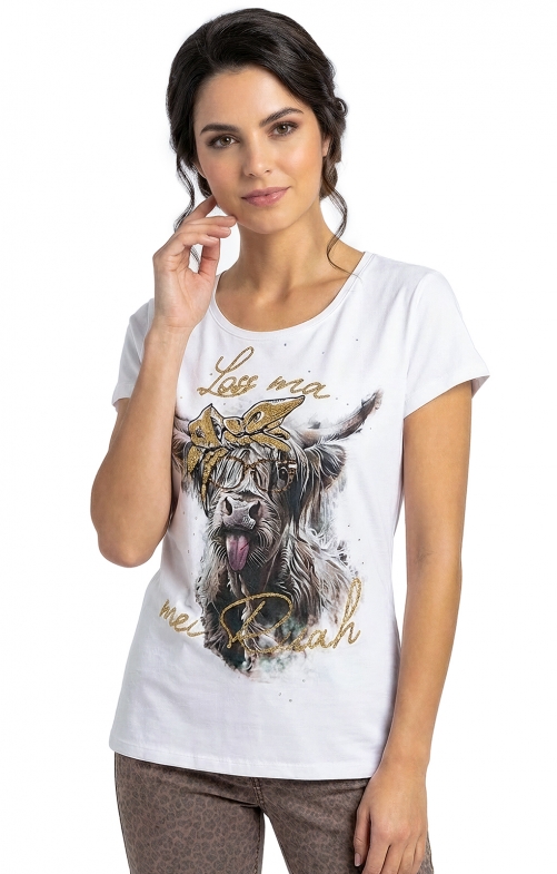 T-Shirt BRUNHILDE weiß