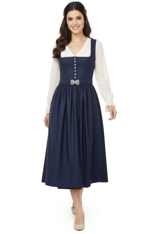 Dirndl 2tlg. 75 cm KITZINGEN nachtblau