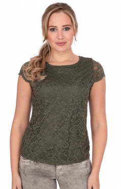 Kurzarmbluse DIVERIA oliv Kurzarmbluse DIVERIA oliv