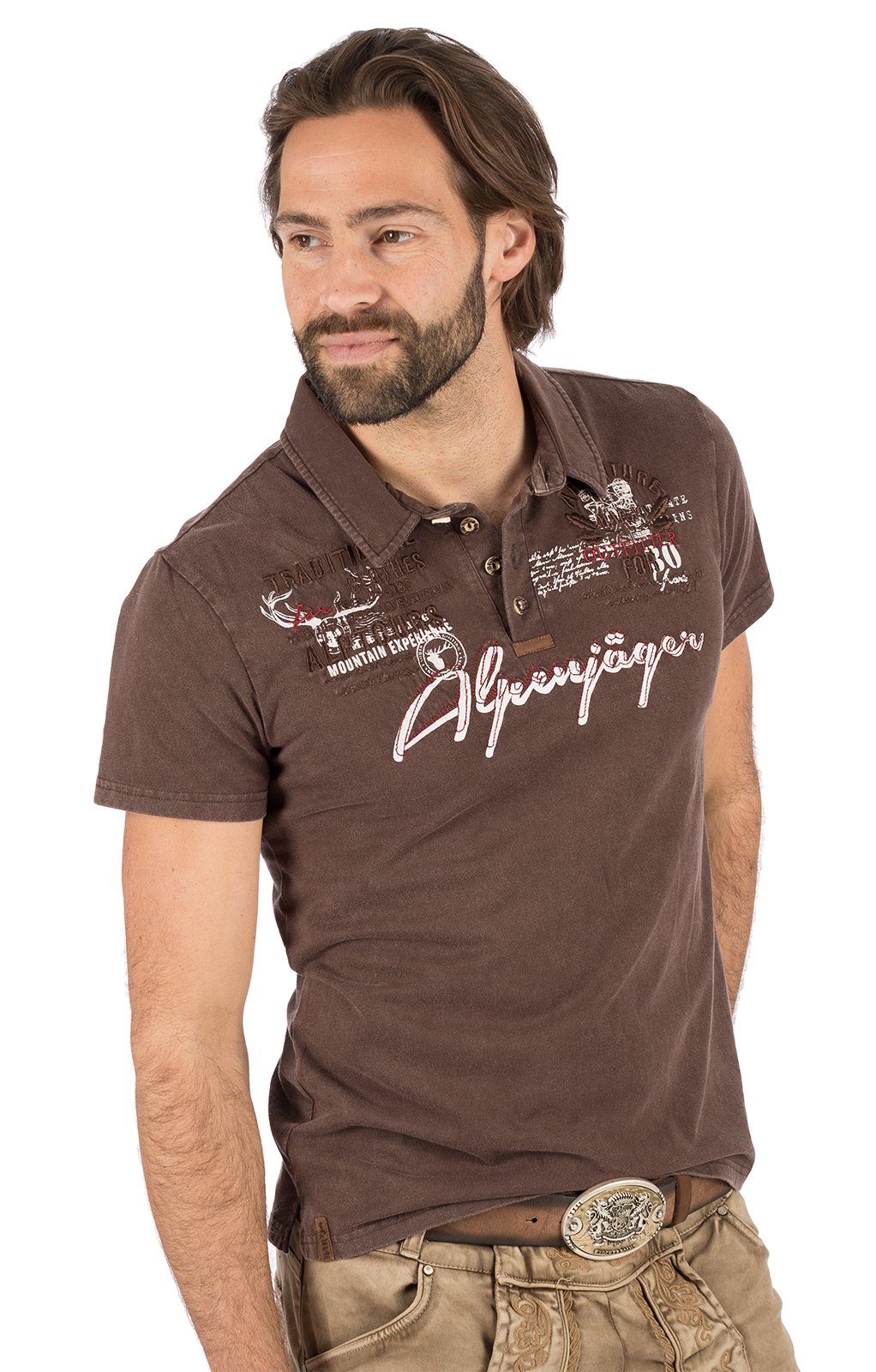 weitere Bilder von Kostuums T-shirt E09 - ALPENJAEGER bruin