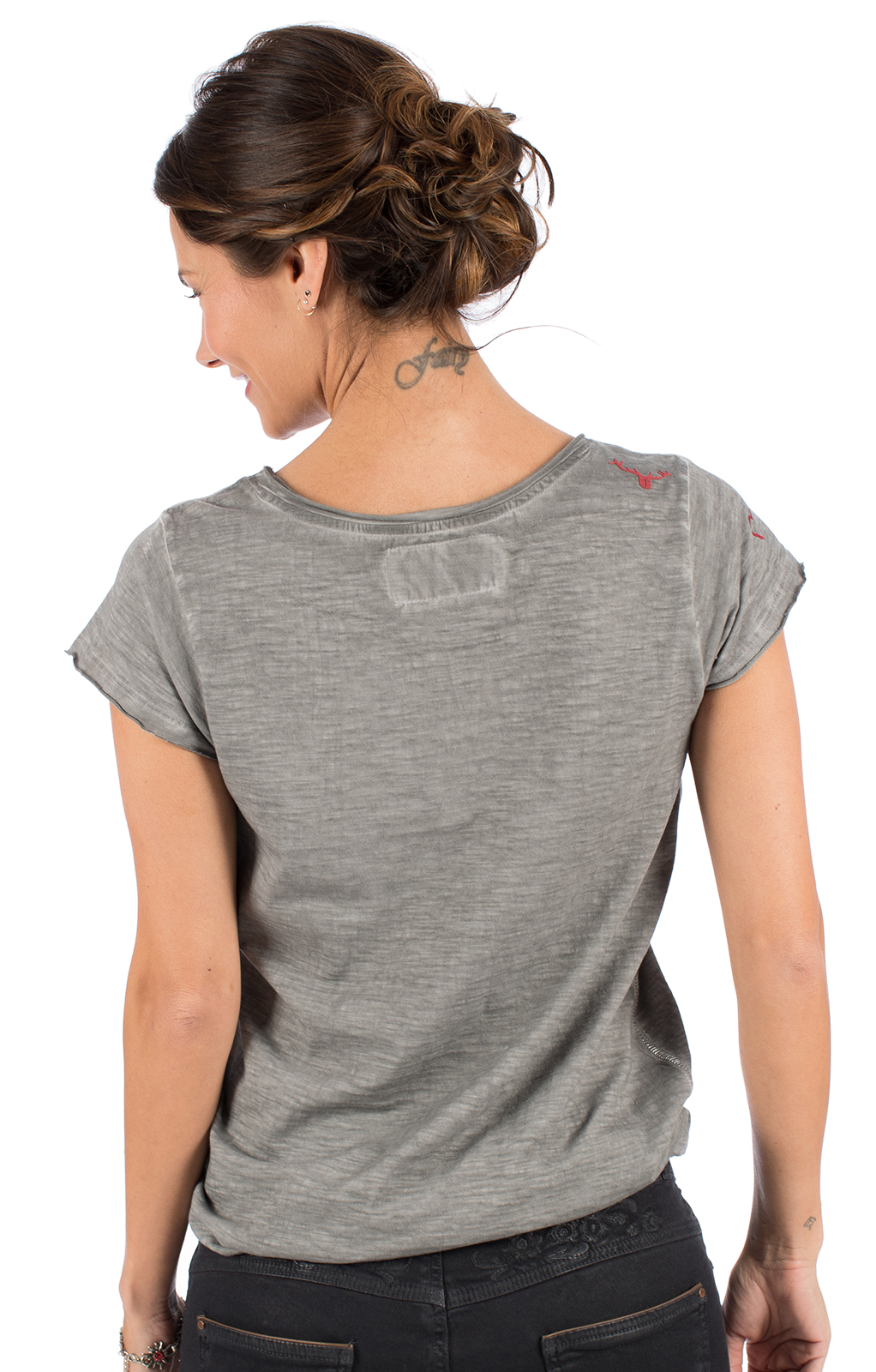 weitere Bilder von Trachten T-Shirt INKA Austria grau