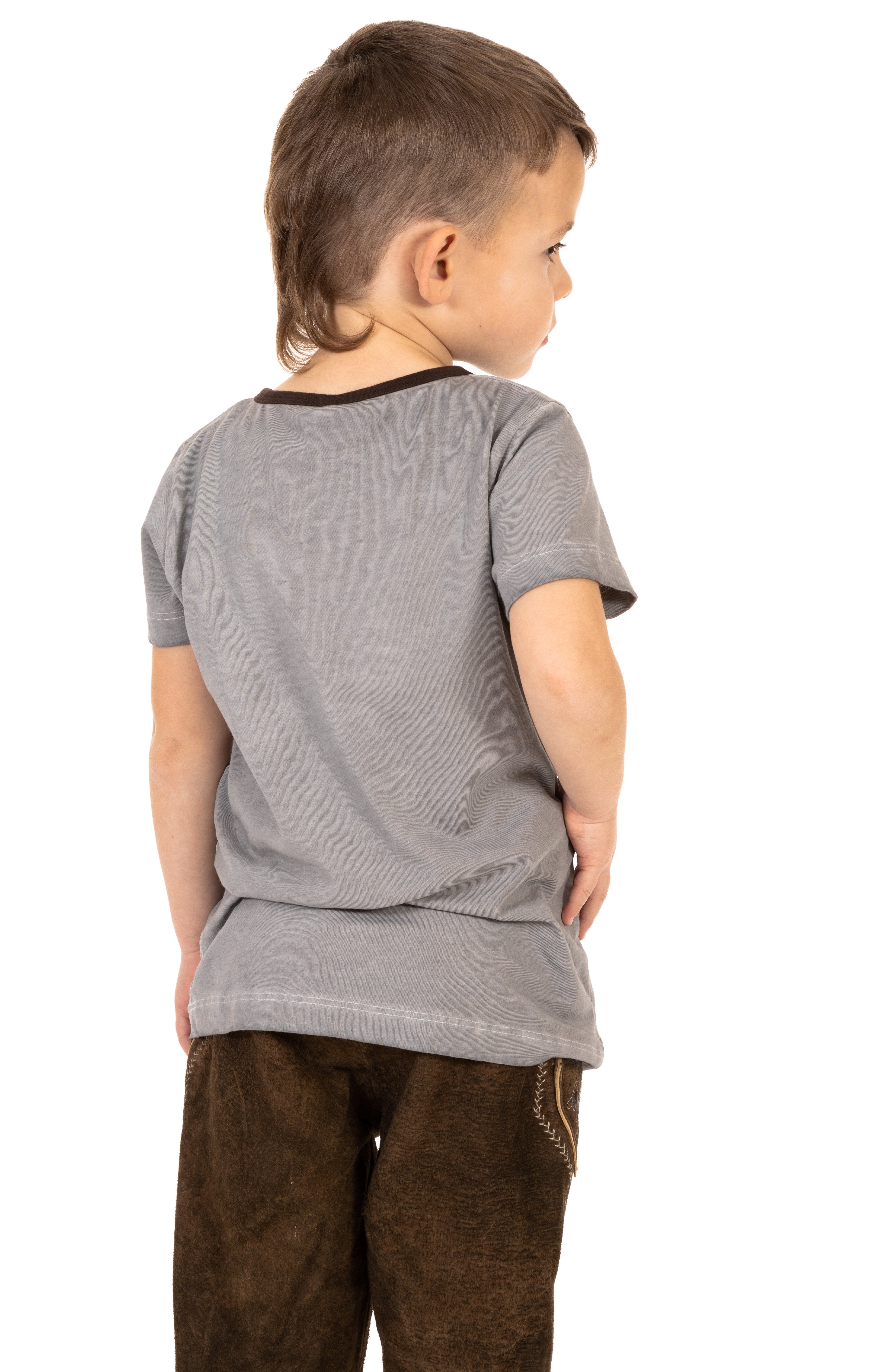 weitere Bilder von T-Shirt Trachten Bambini E15 - KLAAS-KIDS grigio