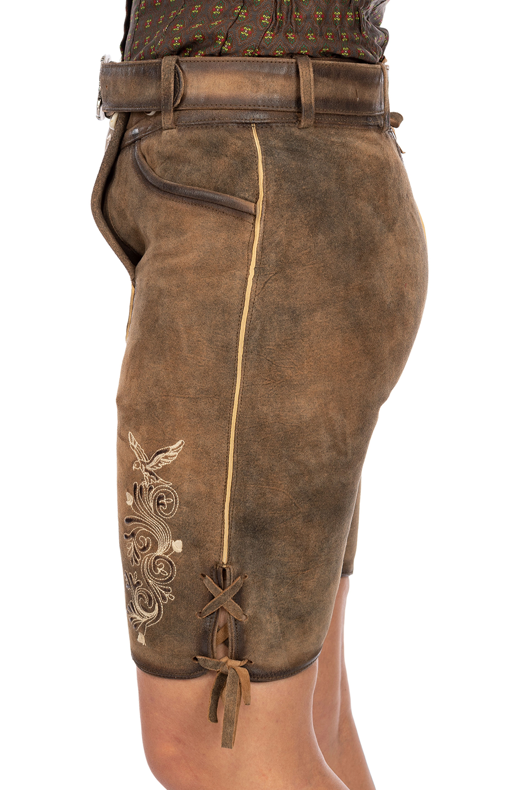 weitere Bilder von Traditional leather trousers 4083 DEER brown
