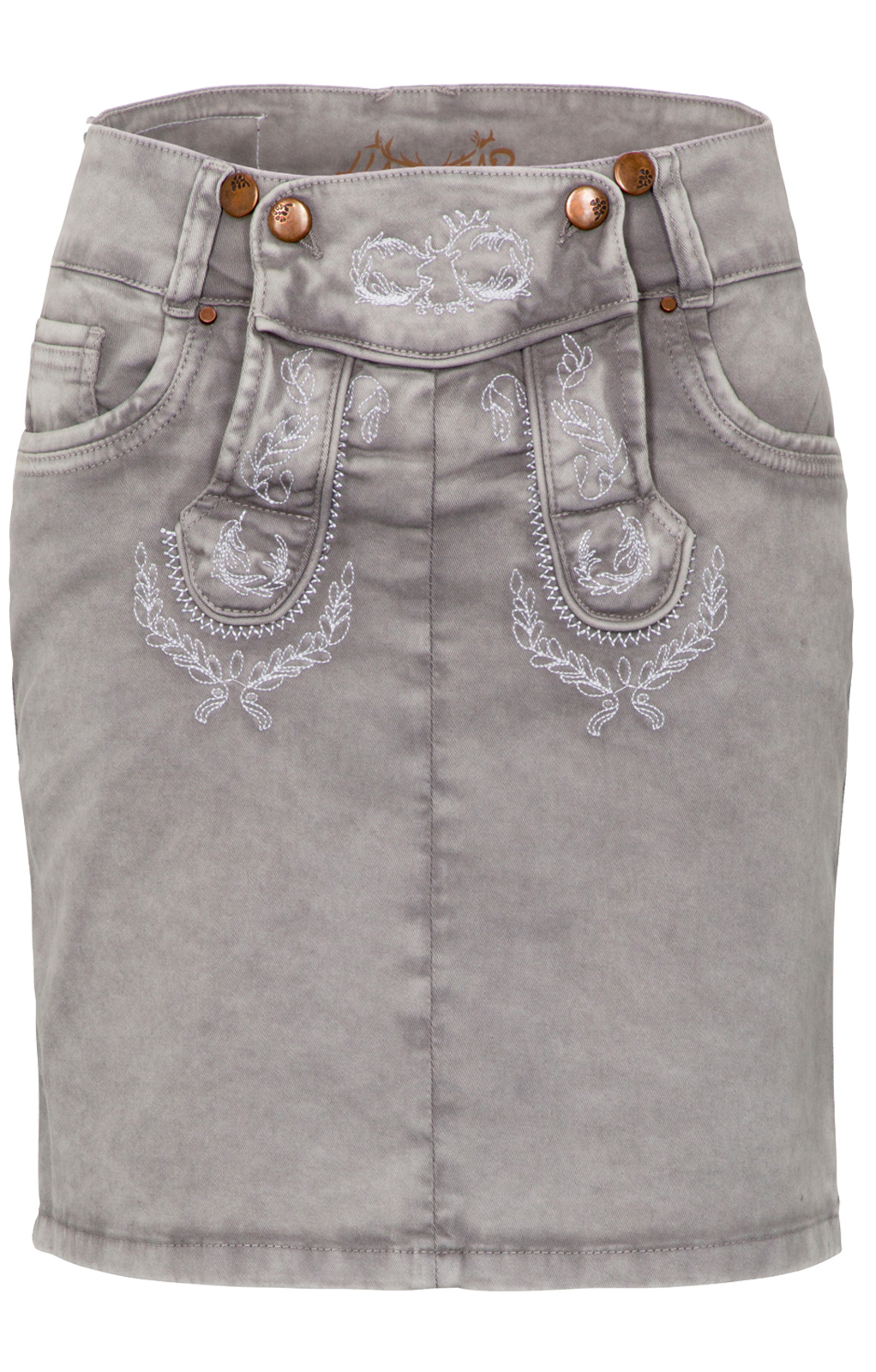 weitere Bilder von Traditional skirt short FLORENTINA light gray