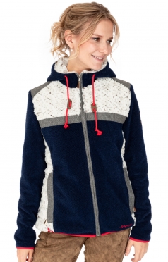 Jacke ISSKOPF dunkelblau anthrazit beige Jacke ISSKOPF dunkelblau anthrazit beige