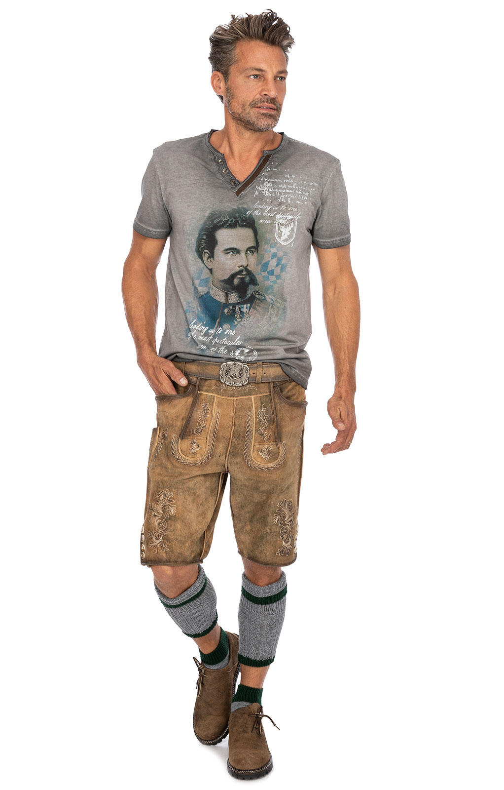 weitere Bilder von AR T-Shirt ALMONT "König Ludwig" anthrazit