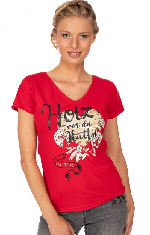 T-shirt XIRA red Size: 3XL