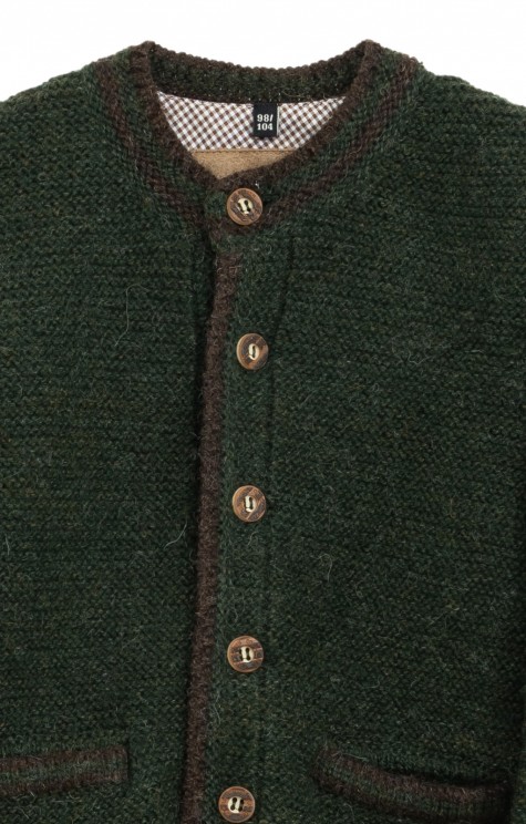 OS-Trachten Kinderstrickjacke Für Jungen & Mädchen – Gemütlich, Modern & In Grau