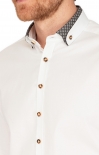 Vorschau: Tiroler Hemd 420004-4249-170 wit zwart (Slim Fit) Vorschau: Tiroler Hemd 420004-4249-170 wit zwart (Slim Fit)