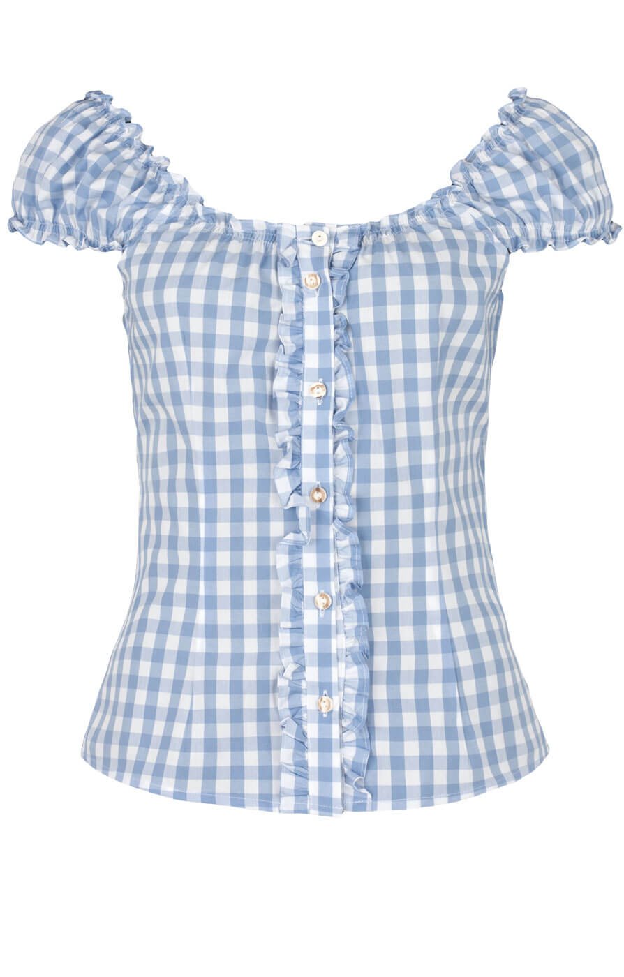 weitere Bilder von Trachten blouse Milena blue