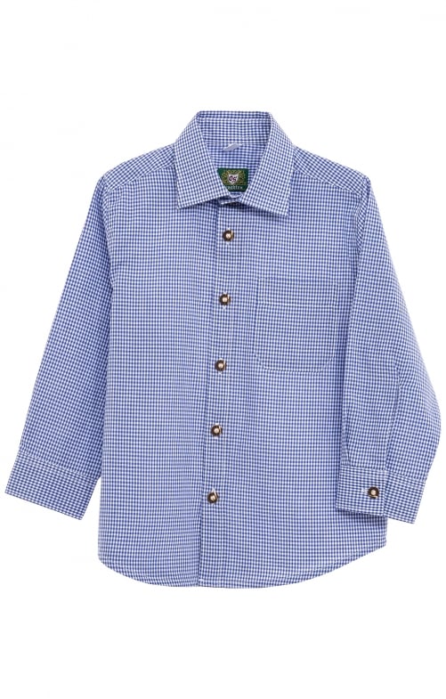 Shirt 480000-2857-42 midden blauw