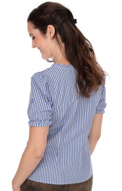 Kurzarmbluse DOTTERBLUME hellblau Kurzarmbluse DOTTERBLUME hellblau