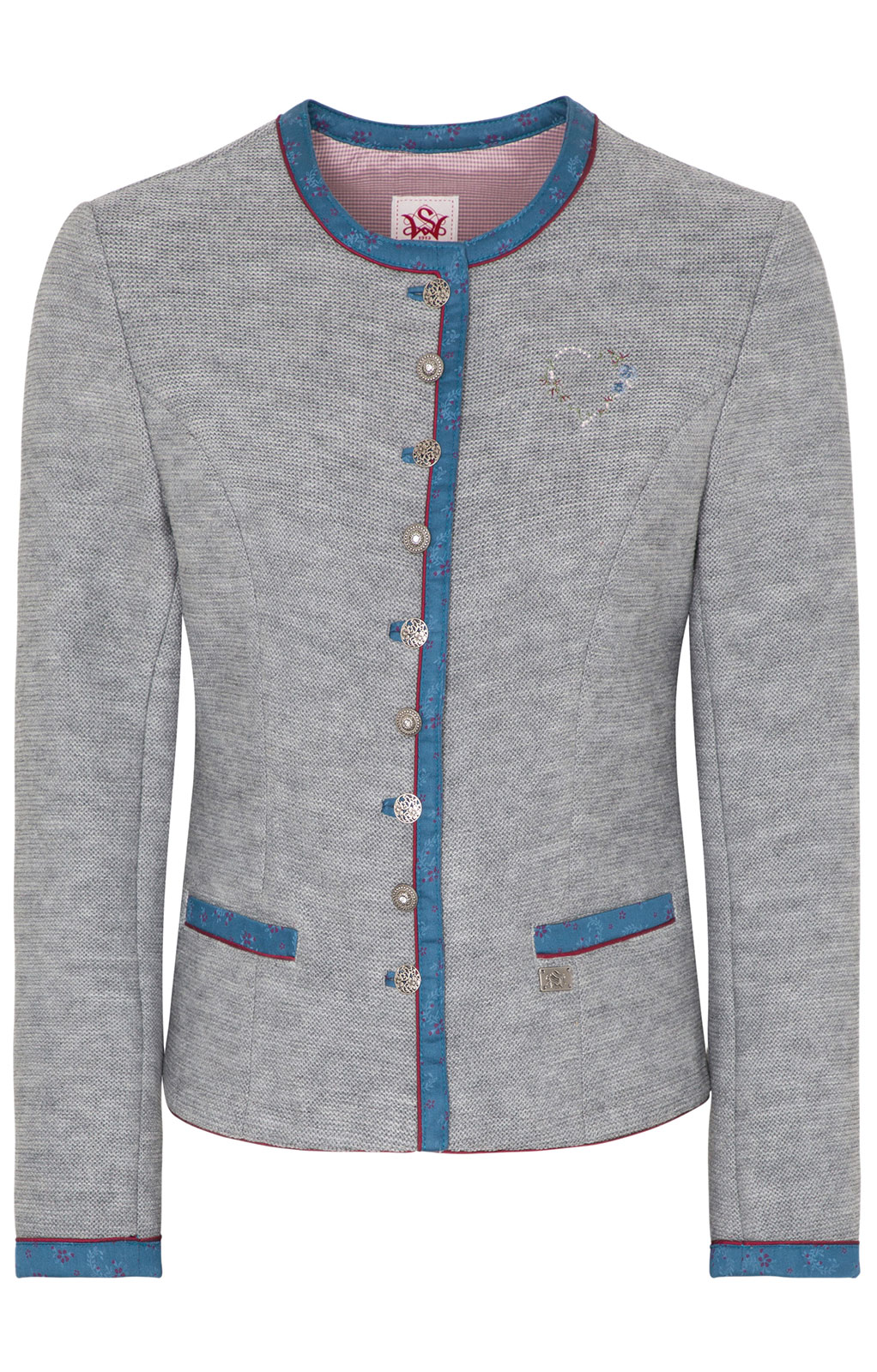 weitere Bilder von Traditionele jas Walk Jacket MANDEL lichtgrijs blauw