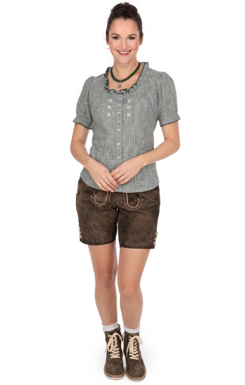 Bluse 451000-3515-56 trachtengrün