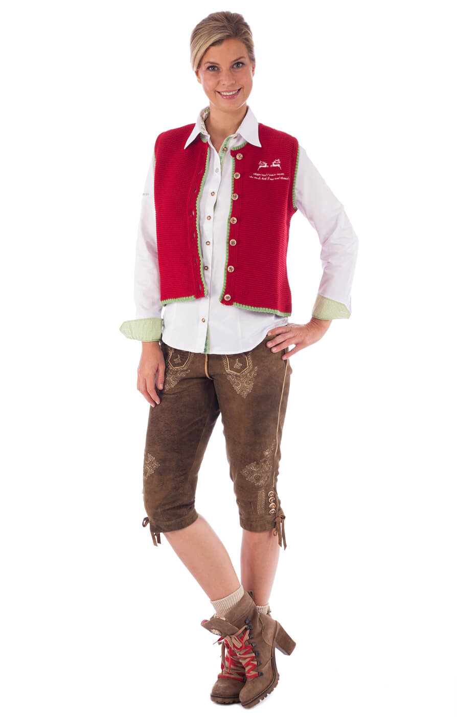 weitere Bilder von Tiroler kostuum vest Sontje rood
